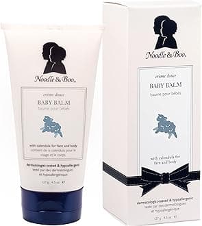 Baby Balm for Face and Body, Hypoallergenic and Natural Baby Skin Care with Organic Calendula for Sensitive Skin, Pediatrician and Dermatologist-Tested, 4.5 Oz