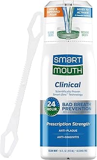SmartMouth Original 2-Bottle Activated Mouthwash with Pumps, Bad Breath Support, 32 fl oz