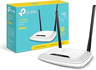 N300 Wireless Extender, Wi-Fi Router (TL-WR841N) - 2 x 5dBi High Power Antennas, Supports Access Point, WISP, Up to 300Mbps