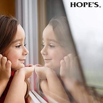 HOPE'S Perfect Glass Cleaner Spray, Streak-Free, Ammonia-Free Window, Mirror, Screen, Tinted Glass, and Shower Door Cleaner, Indoor and Outdoor Glass Surfaces, 32 Fl Oz, Pack of 6