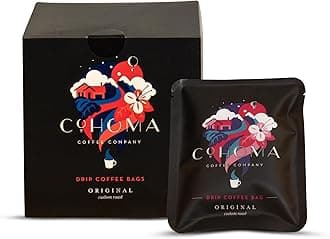 Cohoma Custom Roast Drip Coffee Bags I Set Of 10 Drip Coffee I Brews In 1-2 Minutes