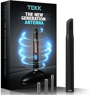 TEKK Short Antenna Compatible with Ford F150 F250 Super Duty Raptor/Designed for Optimized FM/AM Reception / 4.8 Inches