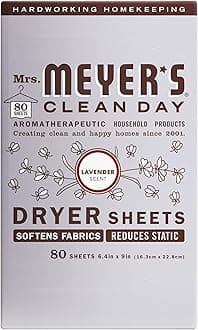 Mrs Meyers Clean Day Dryer Sheets, Lavender 80 CT