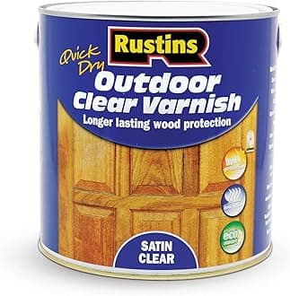 Rustins Quick Dry Outdoor Clear Varnish 2.5 L Satin