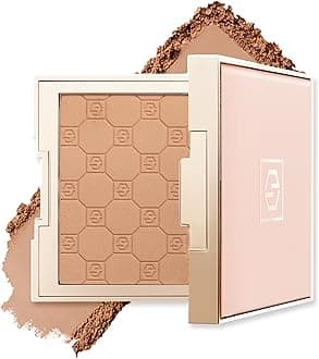 Jouer Soft Focus Hydrate & Setting Powder - Pressed Powder with Matte Finish - Blurring Powder for Fine Lines and Pores - Set Face Makeup Foundation or Concealer - Tan