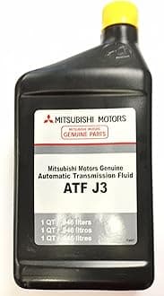 Genuine Mitsubishi J3 MZ320286 Automatic Transmission Fluid - 4 Quarts - Outlander 3.0L V6 Engine with 6 Speed Automatic Transmission 2010 2011 2012 2013 2014 2015 2016 2017 2018 2019 ONLY
