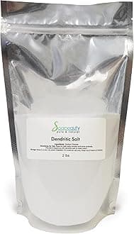 Dendritic Salt | Premium Fine Grain Bath and Body Salt for Scrubs, Exfoliants, and Milk Baths | High Absorption for Fragrance Oils and Essential Oils | 2 lb