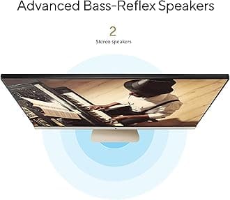 ASUS AiO M3400 All-in-One Desktop PC, 23.8-inch Full HD Anti-Glare Display, AMD Ryzen 5 5625U Processor, 8GB DDR4 RAM, 512GB NVMe PCIe, Windows 11 Home, Kensington Lock, M3400WYA-DH503