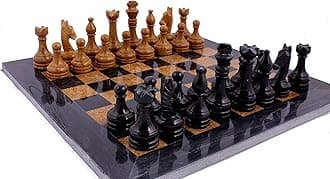 BLACK & GOLDEN CHESS SET