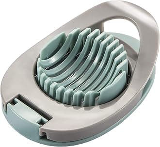 Ortarco Egg Slicer for Boiled Eggs Strawberry Cutter with Stainless Steel Wire （Green）