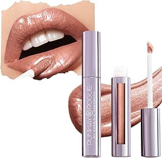 LuxGloss Lip Gloss, High-Pigment Shimmery Suede Mocha-Nude Lip Gloss, ‘Ready to Wear’
