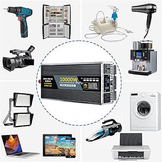 CLPYING 4000W Pure Sine Wave Inverter 12V/24V/48V/60V/72V DC to 110V/120V/220V/230V/240V AC Blue Power Inverter (1)