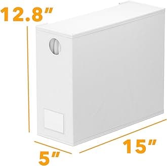 SpaceAid 6 Pack Bed Sheet Organizers and Storage, Foldable Sheet Organizer for Linen Closet, Sheets Set Folder Keeper with Window XL (Queen & King Size) Bedding Container, (White, 6 Pack)