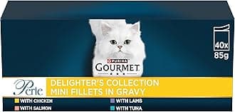 GOURMET Perle Delighters Collection in Gravy Wet Cat Food 40x85g