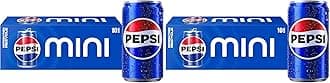 Pepsi Soda, Mini Cans | 7.5 Ounce | 20 Count