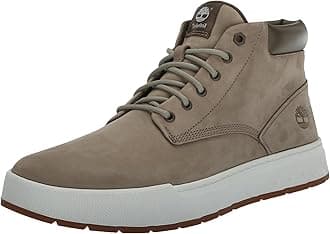 TimberlandMen's Maple Grove Leather Chukka Shoe, Beige, 7.5