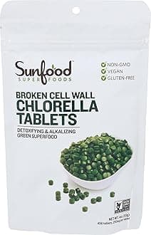 Broken Cell Wall Chlorella Tablet, 250 mg, 456 Tablets, 4oz (113 g)