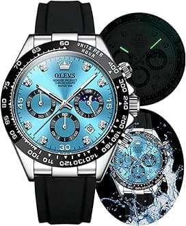 Men's Chronograph Quartz Watches,Luminous Watches for Men, Fashion, Leisure