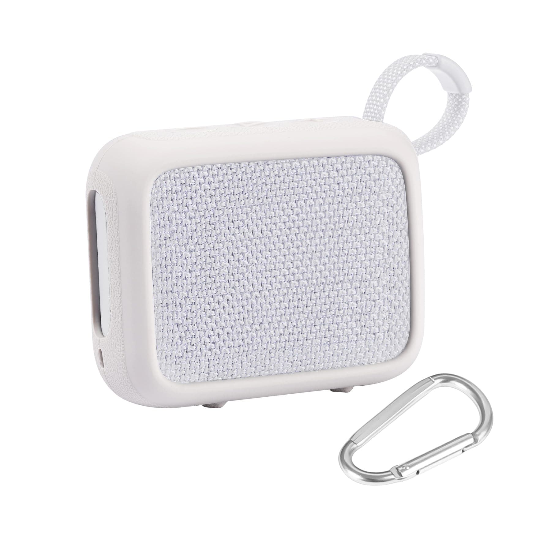(Case Only) JBL GO4 Bluetooth Speaker Protective Storage Silicone Case Portable, Gray - co2CREA