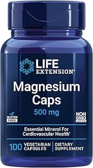 Super Vitamin E 268mg Heart Brain Immune Health Magnesium 500mg Heart Bones Metabolism Capsules Bundle
