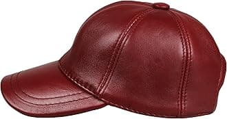 HATSQUARE Genuine Leather Unisex Baseball Cap