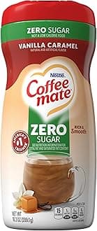 Coffee Creamer Sugar Free Vanilla Caramel, Pack of 6
