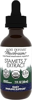 Stamets 7 Extract - 7 Species Blend - Mushroom Supplement for Immune Support with Royal Sun Blazei, Cordyceps, Reishi, Maitake, Lion's Mane, Chaga & Mesima - 2 fl oz (60 Servings)*