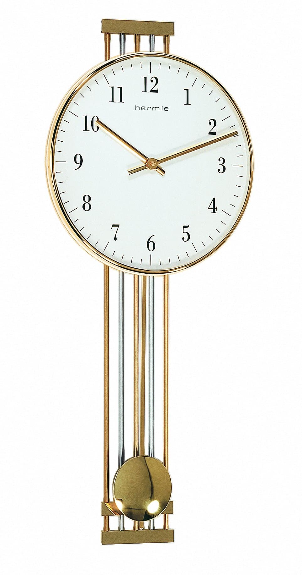 Modern clock with quartz movement