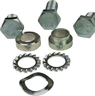 – Seat Belt Bolt & Nut Kit – High Tensile Grade 8.8 Fastener Set Compatible with Classic & Modern Cars & Trucks – Seatbelt Fixing Hardware Replacement