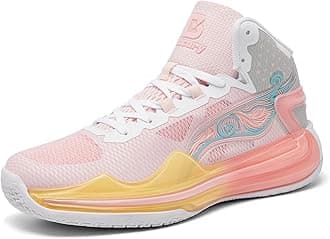 Bacury Women’s Basketball Shoes Breathable Non Slip Sneakers Lightweight Fash...