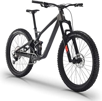 SAVADECK Carbon Fiber Soft Tail Mountain Bike All Terrain Suspension Off-Road Fox Front Fork and Adult Racing, Firepower Orange-M6100-12 Speed