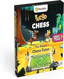 PlayShifu Tacto Chess AR-Powered Educational STEM Chess Board Toy for Kids - Learn, Practice and Outsmart with Extensive Learn Mode, Move Predictor, Mini-Puzzles, 2-Player/ AI Single-Player (Above 6 Year)