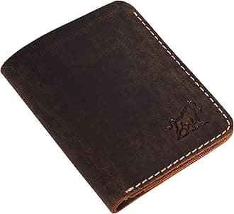 SKiDE Hunter Slim Wallet | Minimalist Wallet & Small Wallet for Men | Card holder for Men & Women | Card Holder wallet | (Hunter Brown)