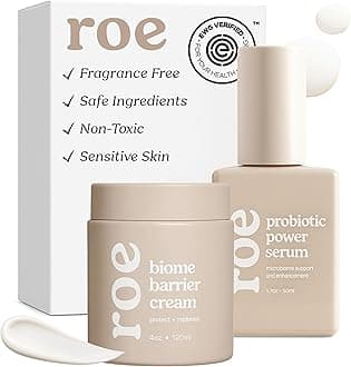 Roe Wellness Baby Cream & Baby Serum Power Pair Biome Barrier | For All Skin & Ages | Hydrating Body, Face, Dry Irritated Skin Toddlers, Newborns Skincare (Power Pair)