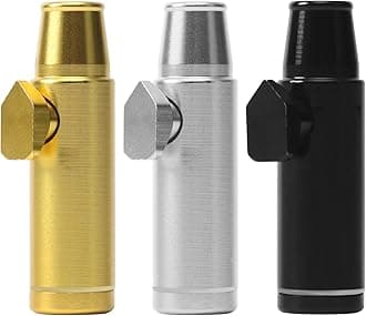 3 Pack NTIERA Mini Pepper Shaker,Premium Metal Spice Dispenser and Sweetener Portable Travel Storage (Anodized Aluminum)