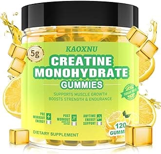 Creatine Monohydrate Gummies 5000mg for Men & Women, 120 CT Chewable Creatine...