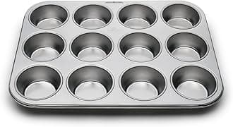 Fox Run 4868 Cupcake, Steel, 12 Cup Muffin Pan