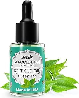 Maccibelle (Green Tea) - Cuticle Oil 15ml for Dry Cracked Cuticles (Green Tea)