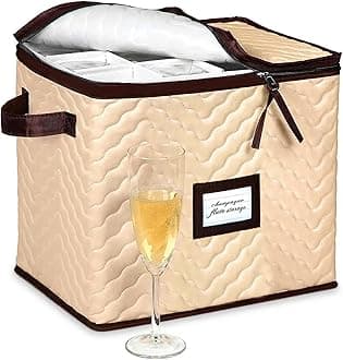 Champagne Flute Storage Box Case