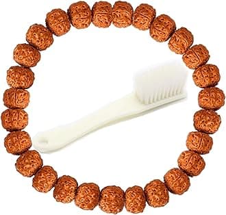 HyoquilexRudraksha Japa Mala Prayer Yoga Meditation Blessing Buddhist Beads Necklace Bracelet