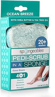 Pedi Scrub Foot Exfoliating 20+ Wash Sponge