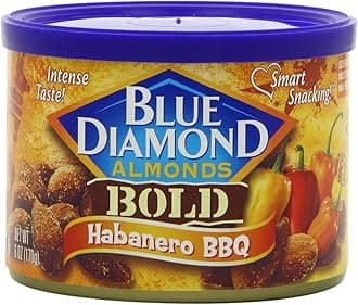 Blue Diamond Almonds Habanero BBQ, 6-ounce Containers (Pack of 4)