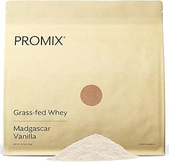 - Whey Protein Powder, Vanilla - Grass-Fed - ­Post Workout Fitness & Nutrition Shakes, Smoothies, Baking & Cooking Recipes - Gluten-Free & Keto-Friendly - 2.5 Pound (Pack of 1)