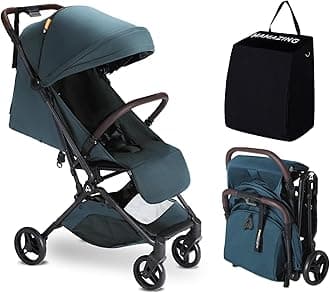 MAMAZING Lightweight Baby Travel Stroller–Mom’s Choice Gold Award Winner, Compact & Airplane-Friendly, One-Handed Folding Design, 11.6 lbs, Perfect for Toddlers, Blue