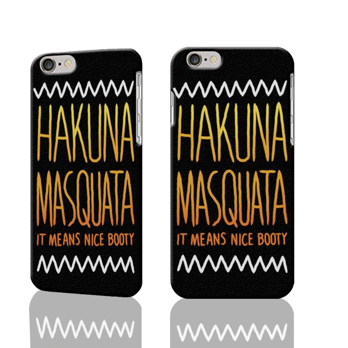 Hakuna Masquata Case ~ Custom Design 3d Rough Surface Case ~ Iphone 6 Plus -5.5 inches Hard Case Cover ~ Best Quality Case Skin for Iphone 6 (5.5") ~ Ideal Gift By Linda Art Case