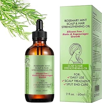 Rosemary Essential Oil for Hair Growth, Hair Fall Control and Nourishment, Skin Care,100% Pure, Natural, Undiluted - 59ml