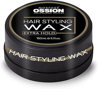 Barber Wax 5.30 Ounce (Pack of 1), Extra Hold, Premium Hair Styling Wax for Men, Natural Shine, Easy Application, Ideal for Various Styles, Long-Lasting, Water-Soluble, Pleasant Fragrance
