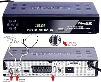 – FULL HD COMBO Freeview HD + Satellite Receiver Compatible for FreeSat and Sky Dish Records by a USB Memory stick. NOT For SKY Q unless LNB to change