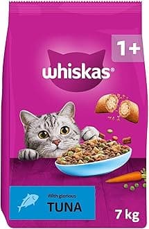 WHISKAS Adult Dry Cat Food 7kg with Tuna