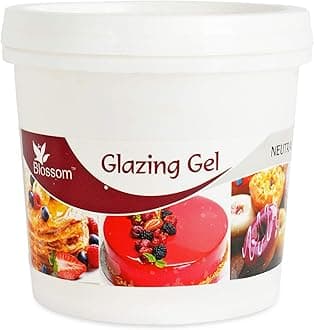 BLOSSOM Edible Glazing Gel for Cake & Desserts Toppings Decoration- Neutral,1 kg